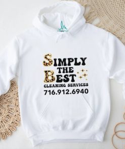 Simply The Best Image with Phone Number T shirt
