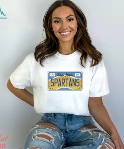 Sjsu License Plate San Jose State shirt