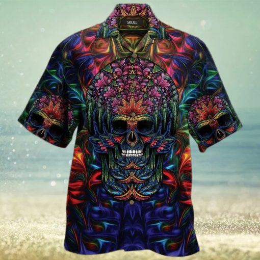 Skull Colorful Hawaiian Shirt