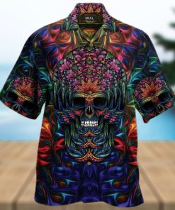 Skull Colorful Hawaiian Shirt