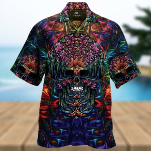 Skull Colorful Hawaiian Shirt