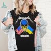 Skull Metallica American Ukraine flag 2023 shirt