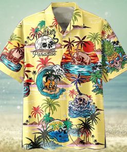 Skull Tattoo Hawaiian Shirt for Men   Women Skeleton Short Sleeve Button Up Shirt Mens Hawaiian Shirts Series 1