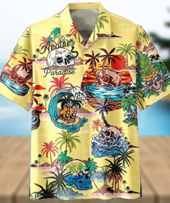 Skull Tattoo Hawaiian Shirt for Men   Women Skeleton Short Sleeve Button Up Shirt Mens Hawaiian Shirts Series 1