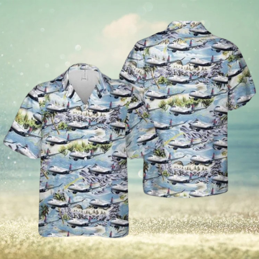 Skywest Embraer 175 Hawaiian Shirt For Men And Women Skywest Embraer 175 Hawaiian Shirt For Men And Women