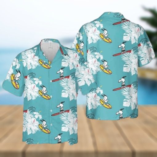 Snoopy Hawaiian Shirt Summer Aloha Shirt For Men For Men