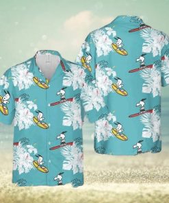 Snoopy Hawaiian Shirt Summer Aloha Shirt For Men For Men