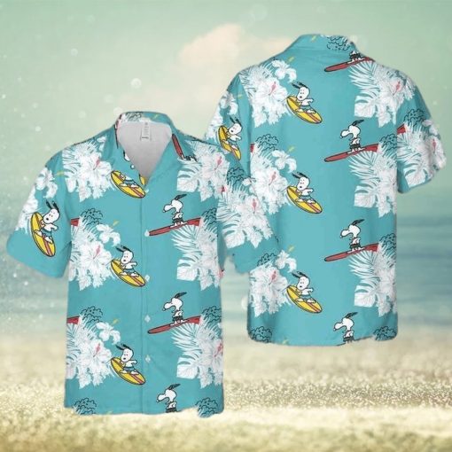 Snoopy Hawaiian Shirt Summer Aloha Shirt For Men For Men