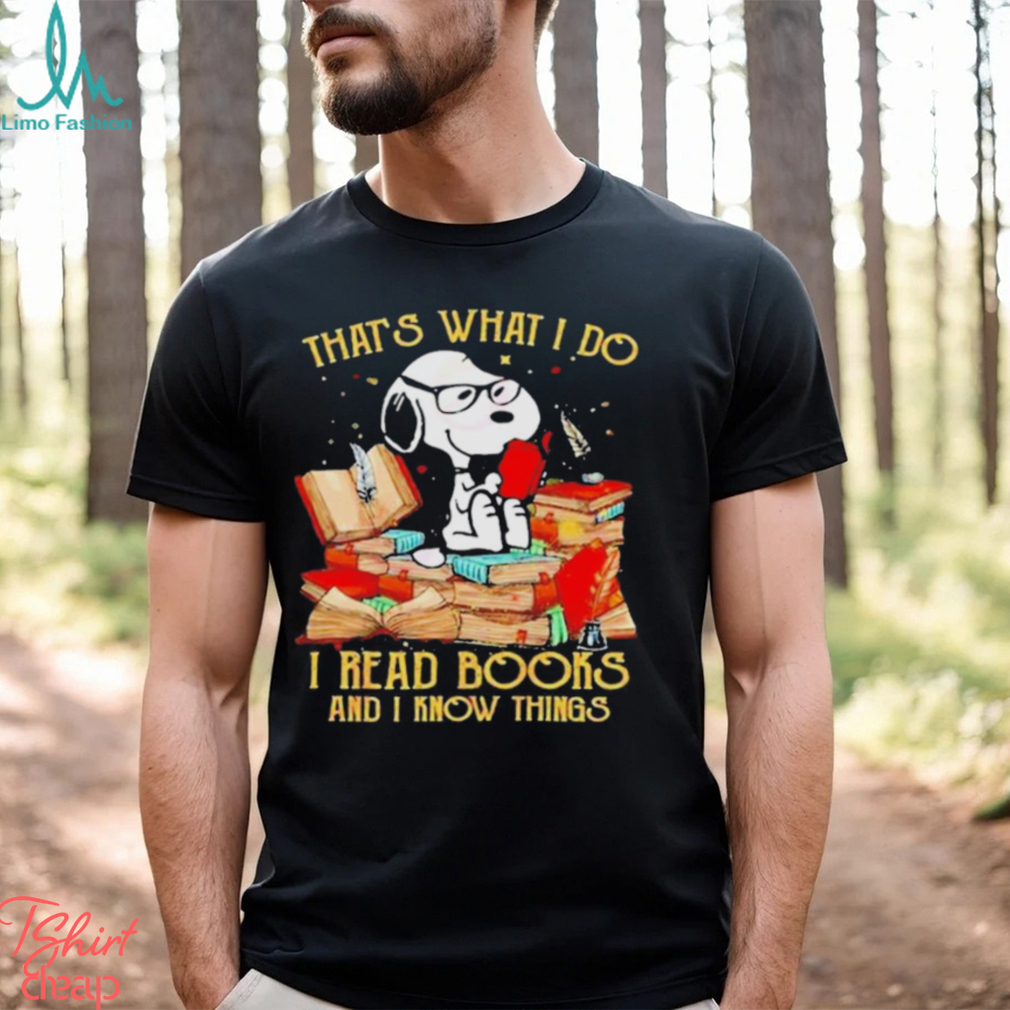 Snoopy That’s What I Do I Read Books And I Know Things 2023 Vintage Shirt Snoopy That’s What I Do I Read Books And I Know Things 2023 Vintage Shirt