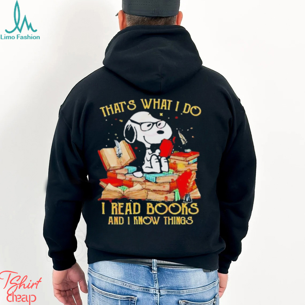 Snoopy That’s What I Do I Read Books And I Know Things 2023 Vintage Shirt Snoopy That’s What I Do I Read Books And I Know Things 2023 Vintage Shirt