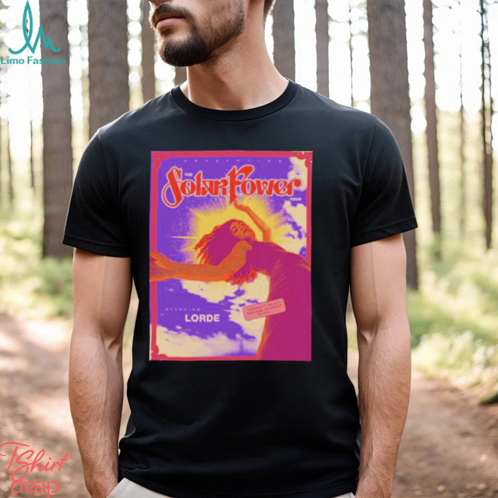 Solar Power Lorde Graphic shirt Solar Power Lorde Graphic shirt