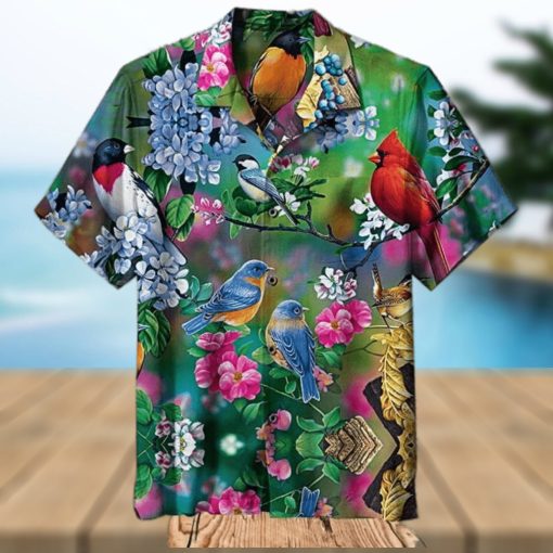 Songbird Collage Hawaiian Shirt