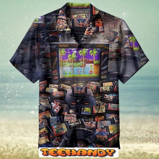 Sonic Game Of The 90s Hawaiian Shirt