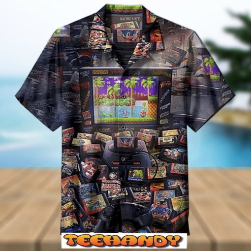 Sonic Game Of The 90s Hawaiian Shirt