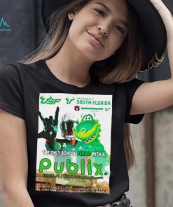 South Florida Bulls Khafre Brown the only school Period with a Publix poster shirt