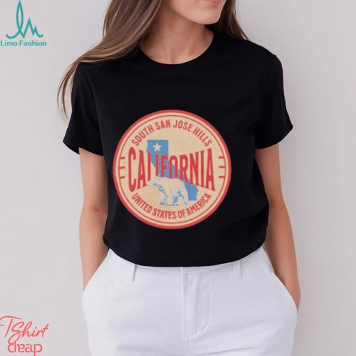 South San Jose Hills California Vacation Ca Souvenir Badge shirt