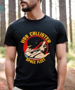 Space Fleet Uss Callister Round Black Mirror Shirt