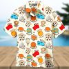 Shrimps And Lemons Pattern Aloha 3D Hawaiian Shirt For Men And Women