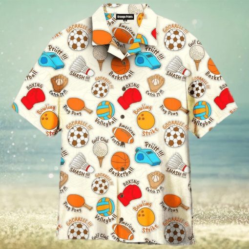 Sport Team Summer Pattern Aloha 3D Hawaiian Shirt For Men And Women