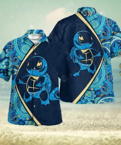 Squirtle Paisley Pattern Design Hawaiian Shirt and Short