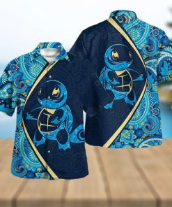 Squirtle Paisley Pattern Design Hawaiian Shirt and Short