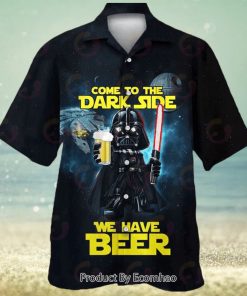 Star Wars Darth Vader Dark Side Beer Hawaiian Shirt