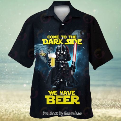 Star Wars Darth Vader Dark Side Beer Hawaiian Shirt