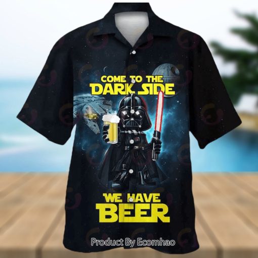 Star Wars Darth Vader Dark Side Beer Hawaiian Shirt