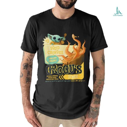 Star Wars Grogu’s Diner Squid Chowder The Mandalorian Grogu T Shirt