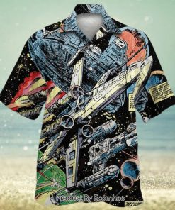 Star Wars Han Solo Spaceship Hawaiian Shirt