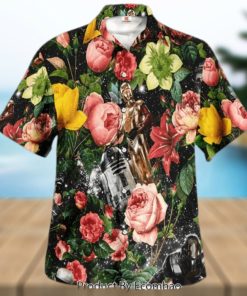 Star Wars Pattern Flower Gift For Fans Hawaiian Shirt