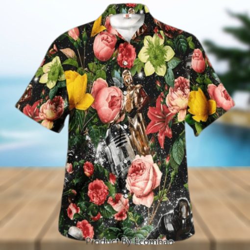 Star Wars Pattern Flower Gift For Fans Hawaiian Shirt