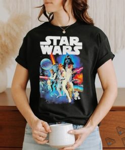 Star Wars Vintage Cast Poster T Shirt