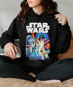 Star Wars Vintage Cast Poster T Shirt