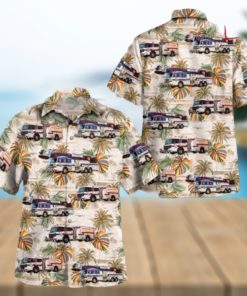 Starkville Fire Department Aloha Hawaiian Shirt