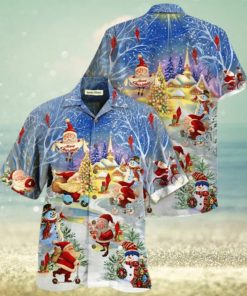 Stay Cool Santa Claus Hawaiian Shirt