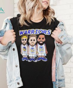 Steph Curry Klay Thompson And Draymond Green Golden State Warriors Pro Standard Multi Lineup Shirt