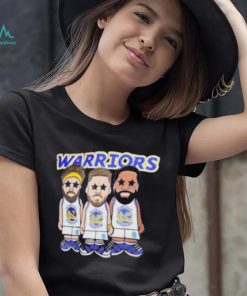 Steph Curry Klay Thompson And Draymond Green Golden State Warriors Pro Standard Multi Lineup Shirt