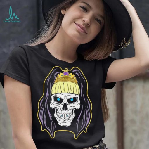 Steph De Lander skull Deathmatch Queen art shirt