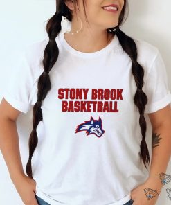 Stony Brook Seawolves basketball logo shirt