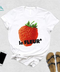 Strawberry Le Fleur logo shirt