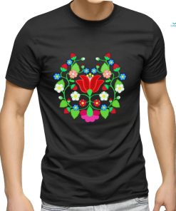 Strawberry floral shirt