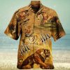 Miami Heat Leaves Tropical Pattern Print Hawaiian Shirt