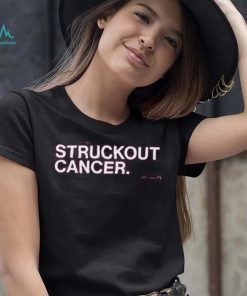 Struckout Cancer Hoodie shirt