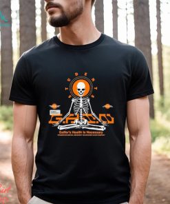 Students Golfer’s Health Is Necessary Skeleton Shirt