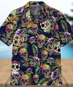 Sugar Skull Aloha 3D Hawaiian Shirt For Men And Women