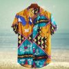 Miami Heat Hibiscus Flower And Tree Pattern Print Hawaiian Shirt