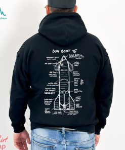 Sun Boat 15 Starship Schematics Shirt