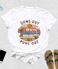 Suns Out Puns out keep palm and carry on why so cirrius vintage shirt