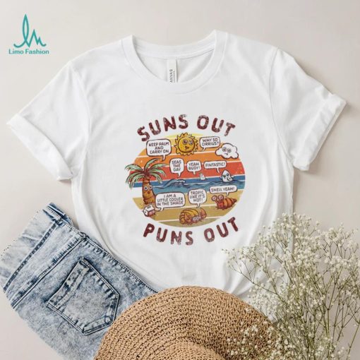 Suns Out Puns out keep palm and carry on why so cirrius vintage shirt